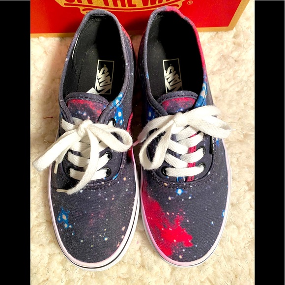 VANS CUSTOM-MADE DOHENY KIDS GALAXY SNEAKERS - Picture 2 of 9